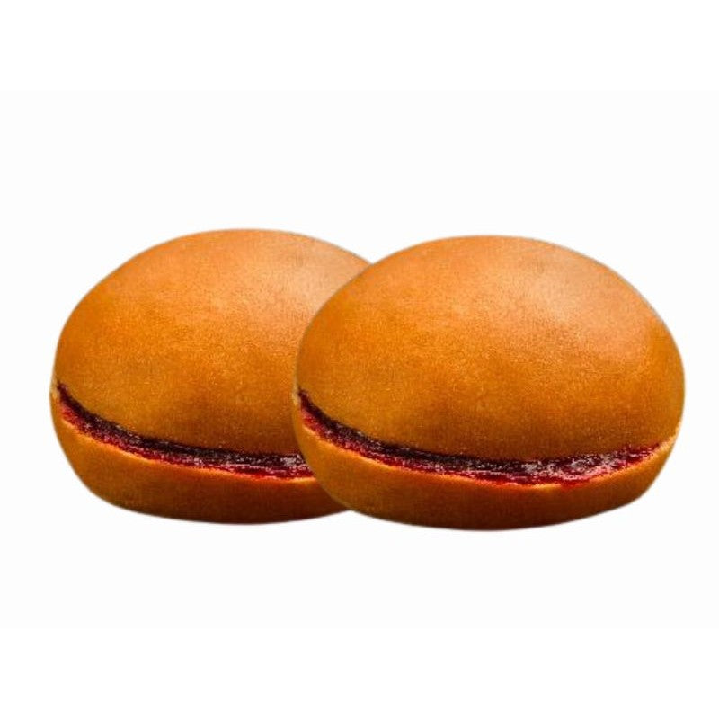 High-Protein Bun with Butter & Jam