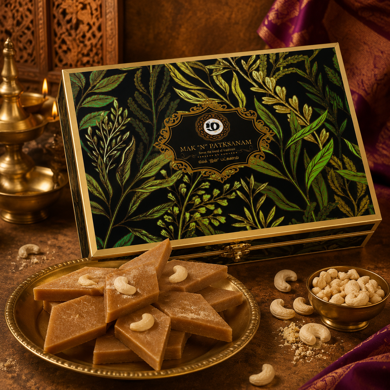 Karupatti kaju katli