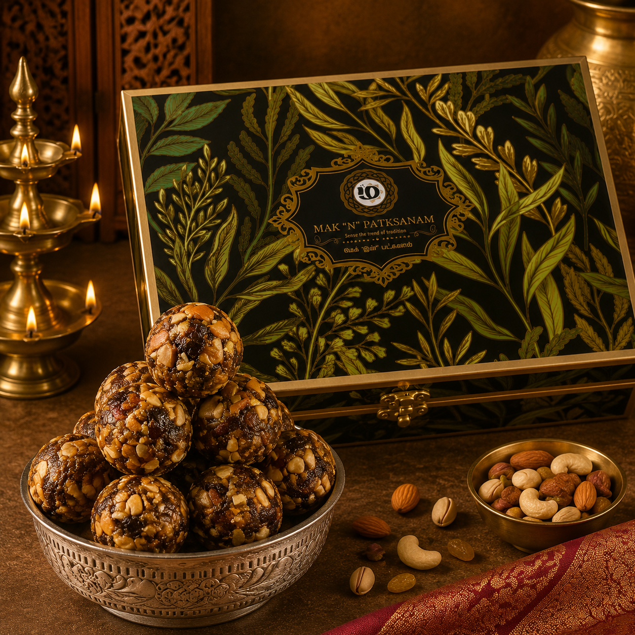 Dry fruit laddu