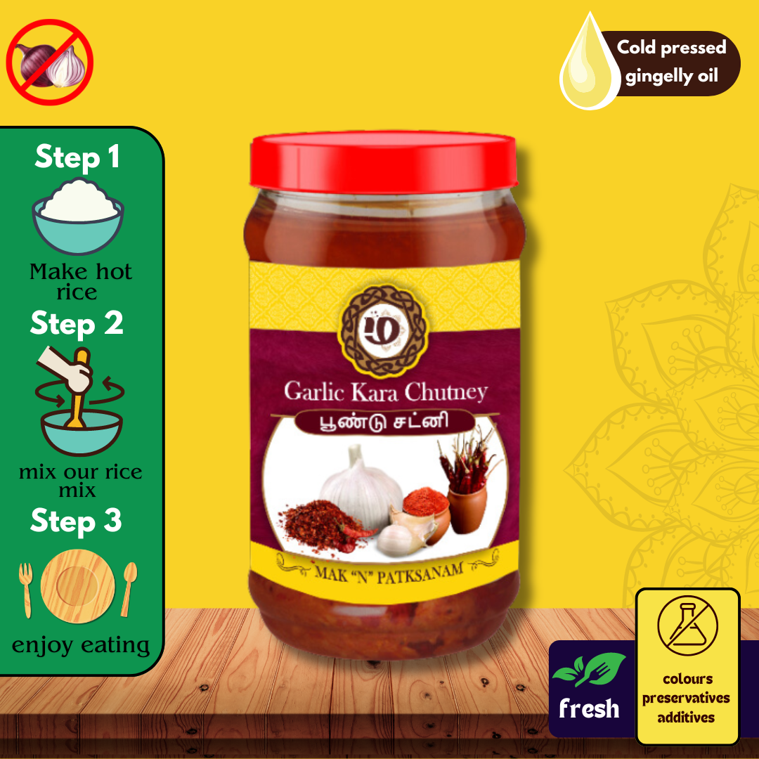 Spicy garlic chutney 250gm